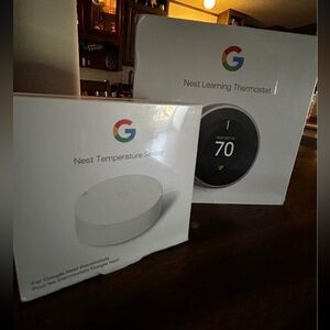 Google Nest Smart Thermostat and Sensor Set